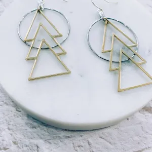 Geometric, Boho Mix Metal Dangles