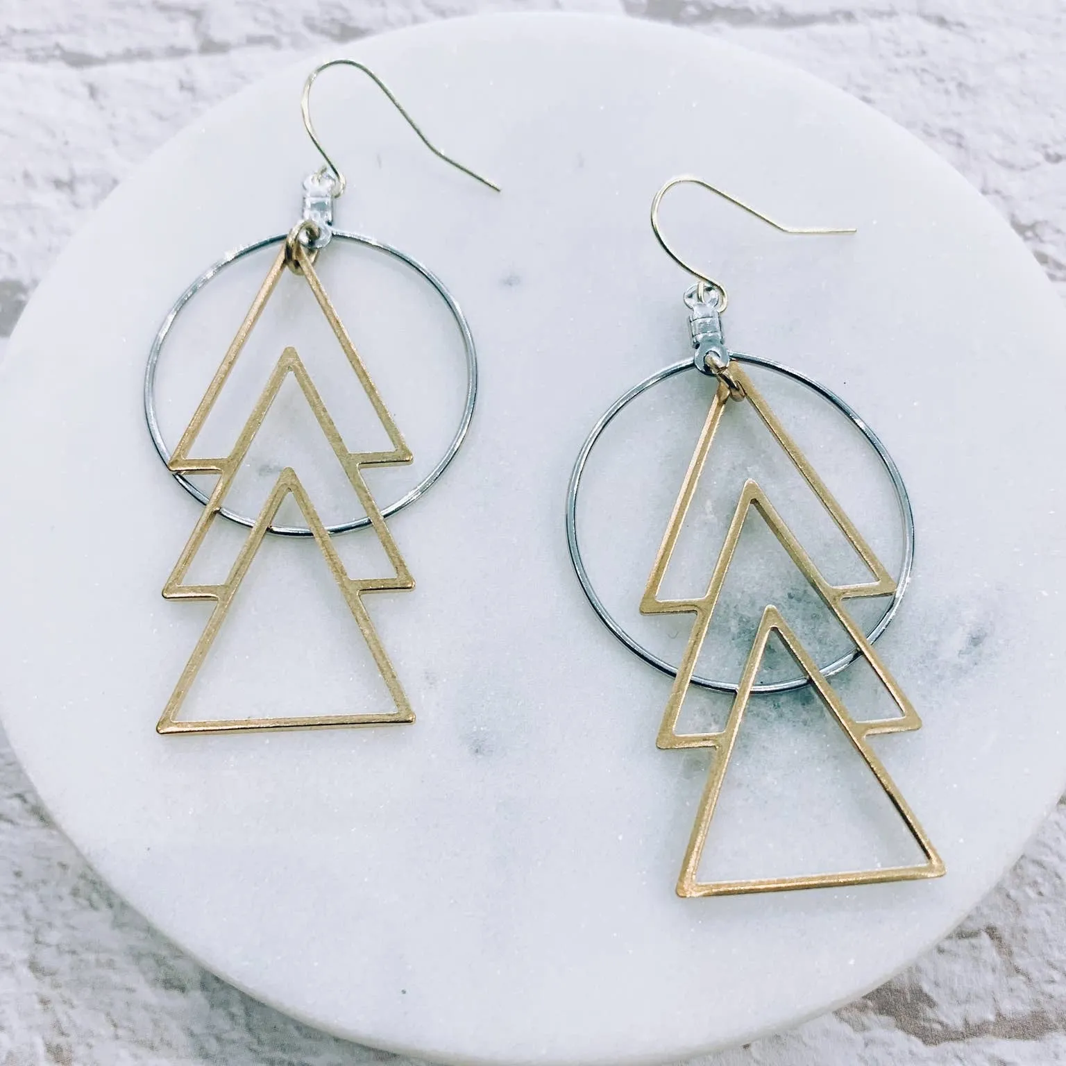 Geometric, Boho Mix Metal Dangles
