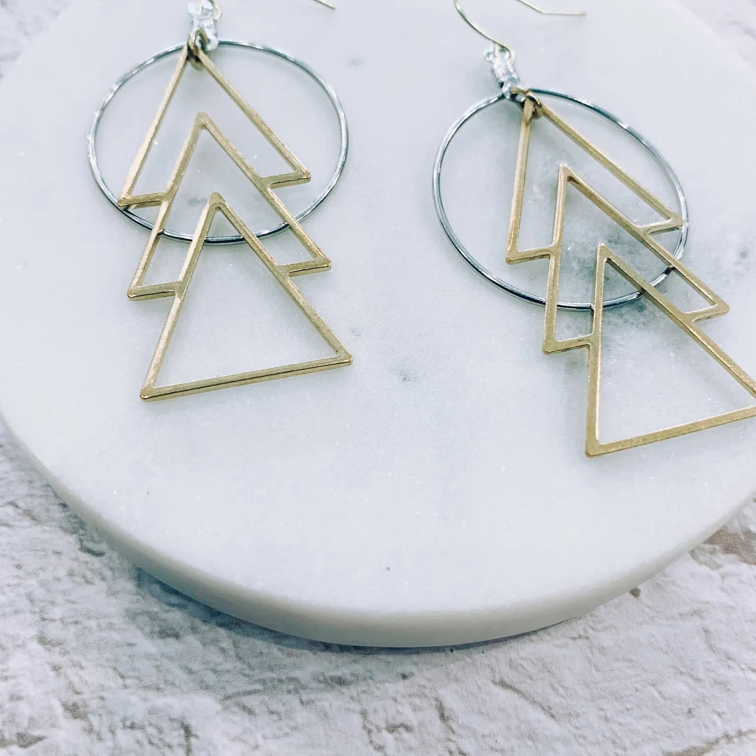 Geometric, Boho Mix Metal Dangles