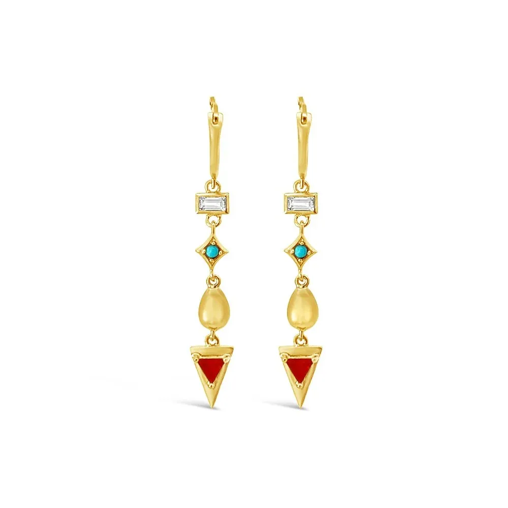 get down hoop earrings