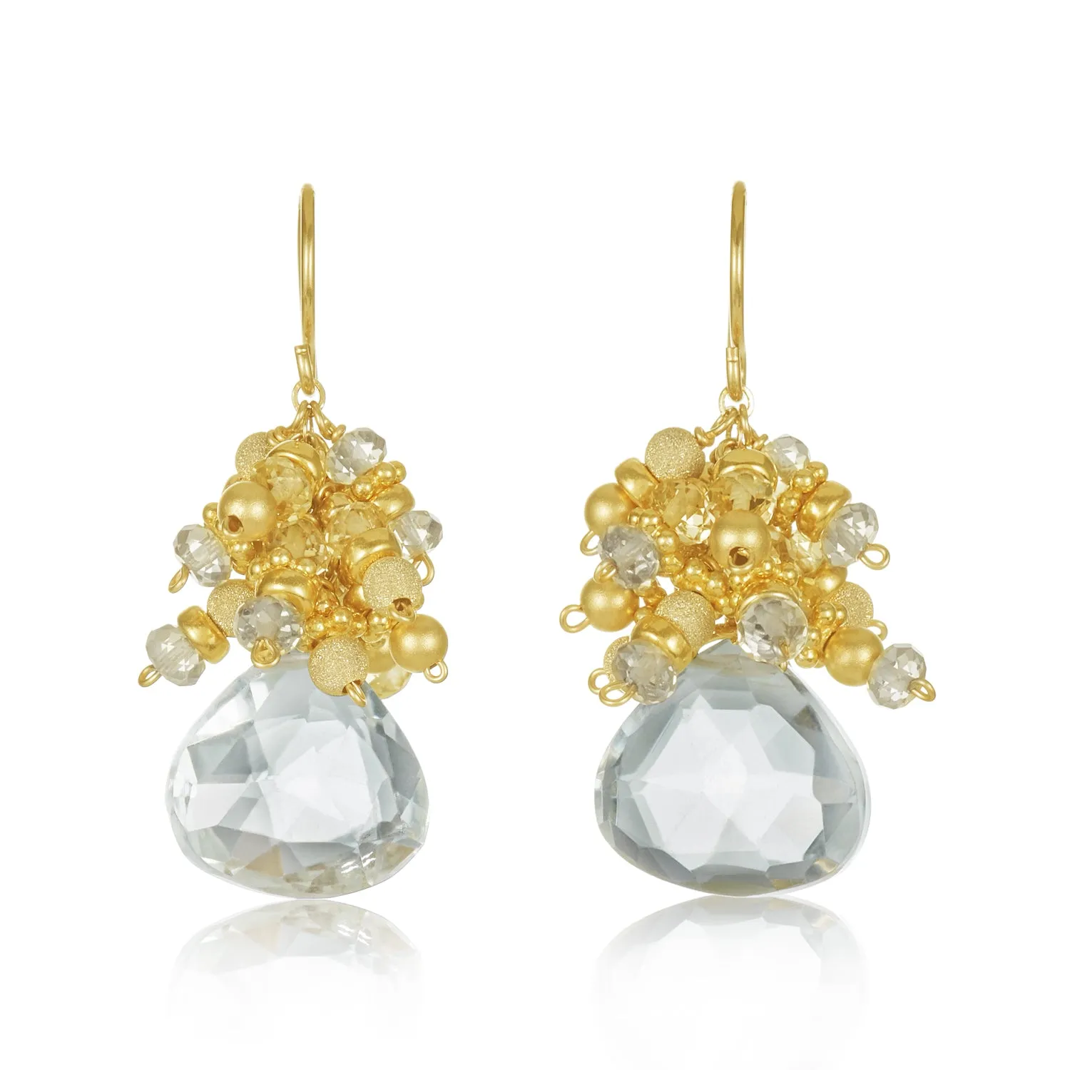 Green Clusters Earrings