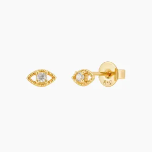 Greyson Evil Eye Stud Earrings