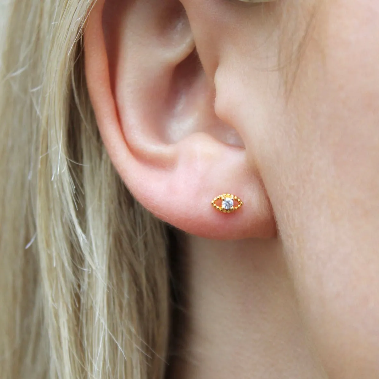 Greyson Evil Eye Stud Earrings
