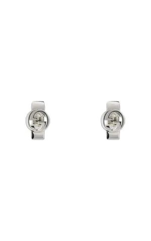 Gucci Interlocking G Wide Hoop Earrings YBD79634600100U