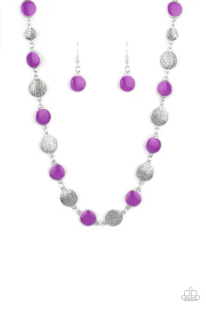 Harmonizing Hotspot Purple Paparazzi Necklace