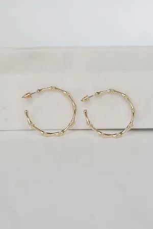 Heidi Textured Hoop Earrings