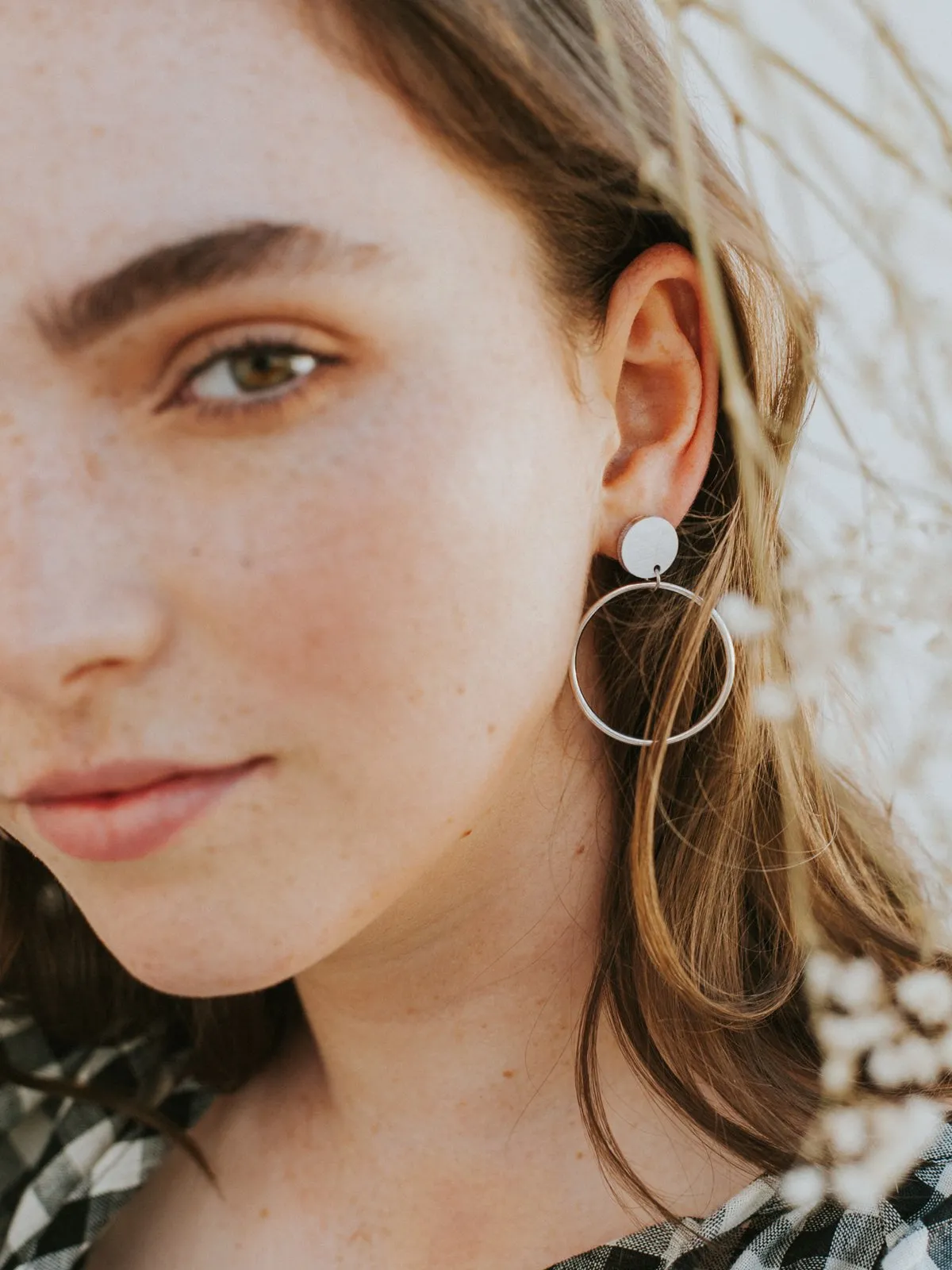 Hoopla Earring | Clay