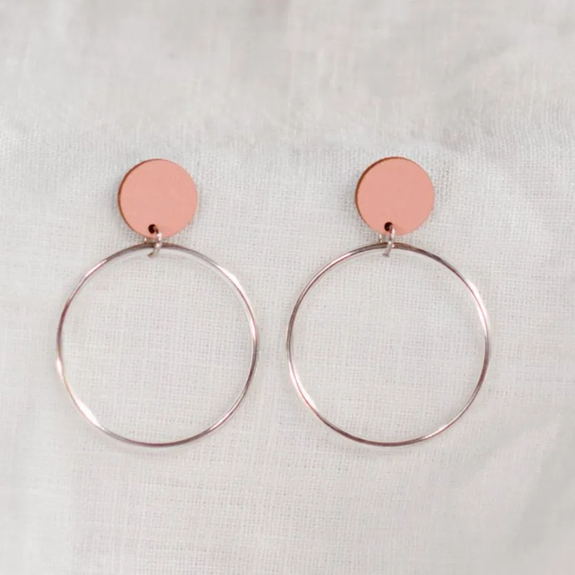 Hoopla Earring | Clay