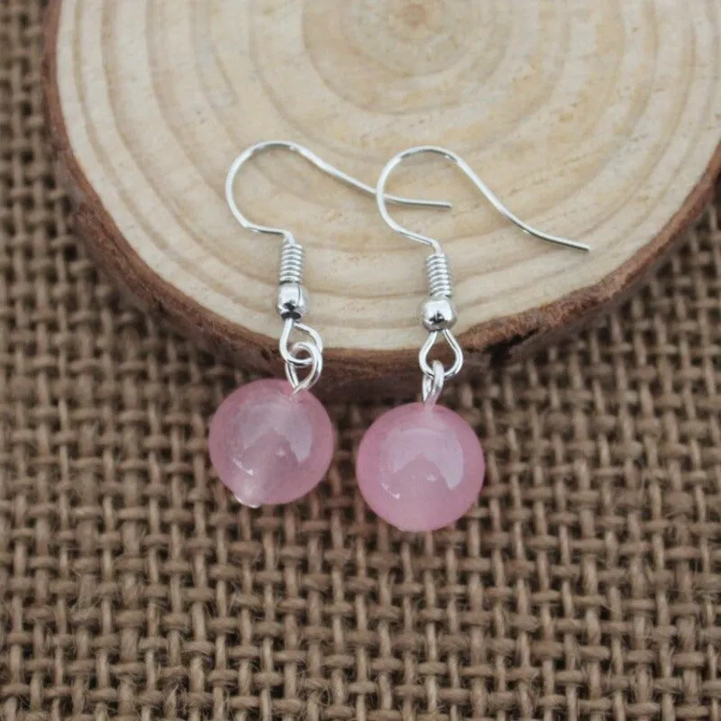 Inlaid Carved Gold Drop Earrings Diamond Hollow Ball Women Jewelry