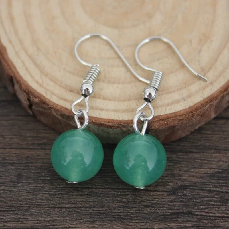 Inlaid Carved Gold Drop Earrings Diamond Hollow Ball Women Jewelry