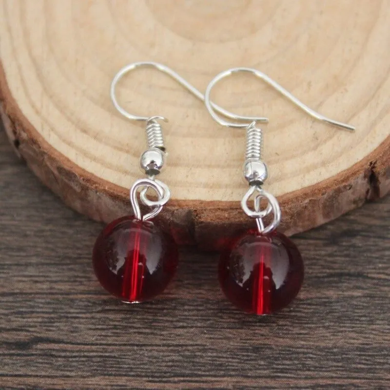 Inlaid Carved Gold Drop Earrings Diamond Hollow Ball Women Jewelry