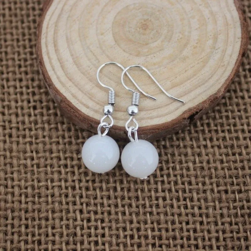 Inlaid Carved Gold Drop Earrings Diamond Hollow Ball Women Jewelry