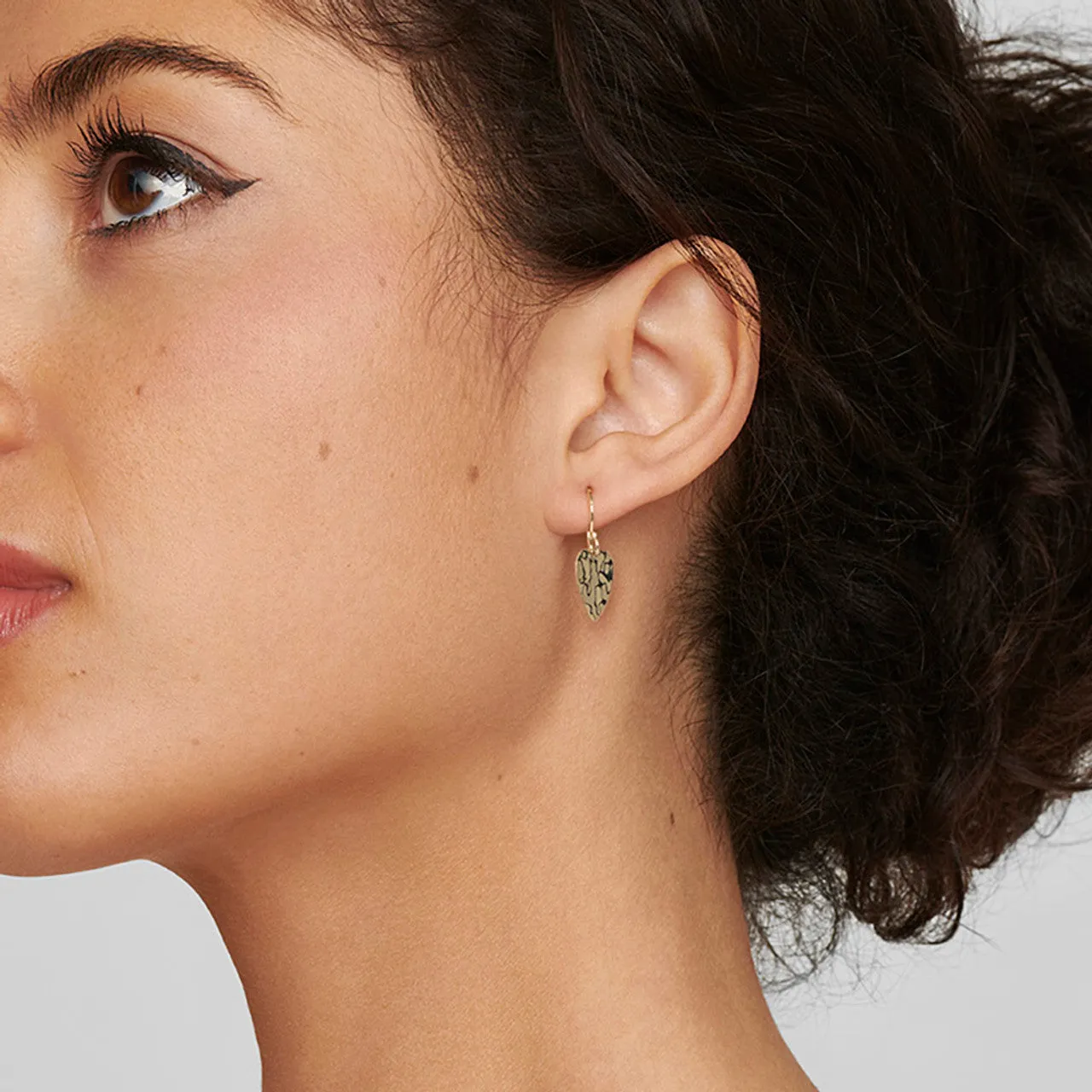 IPPOLITA Classico Mini Heart Crinkle Drop Earrings