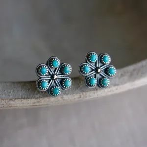 Iris Turquoise Earrings