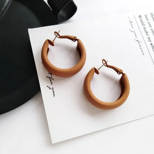 Irregular Geometric Metal Asymmetric Stud Earrings 2021 New Simple Retro Fashion Joker Earrings Women Jewelry, Gift Accessories