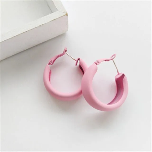 Irregular Geometric Metal Asymmetric Stud Earrings 2021 New Simple Retro Fashion Joker Earrings Women Jewelry, Gift Accessories