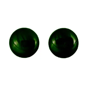 Jade 10mm Round Stud Earrings