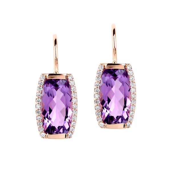 Jane Taylor Rosebud Collection Amethyst Earring