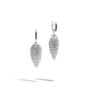 John Hardy Classic Chain Radial Carved Earrings