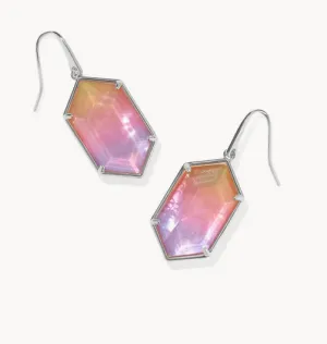 Kendra Scott Hallie Drop Earring RHOD Sunrise Watercolor Illusion