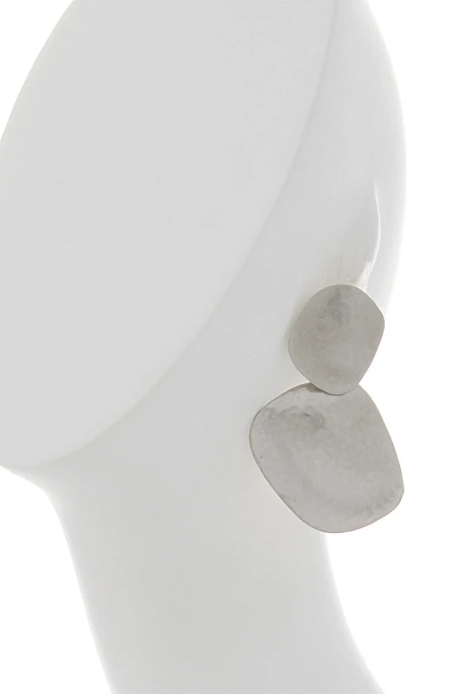 KENNETH JAY LANE Satin Double Leaves Earrings