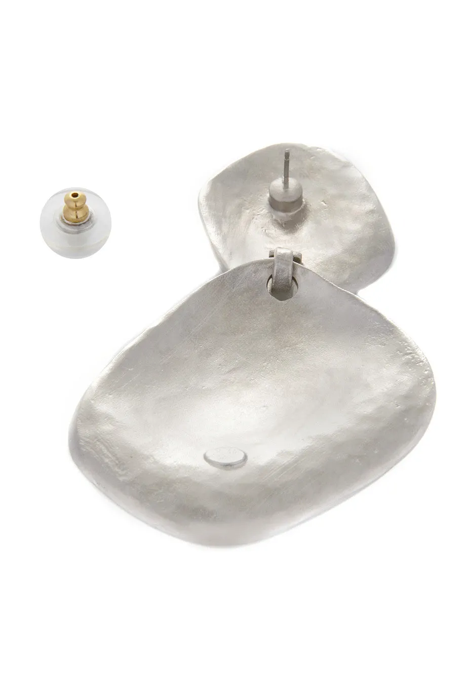 KENNETH JAY LANE Satin Double Leaves Earrings