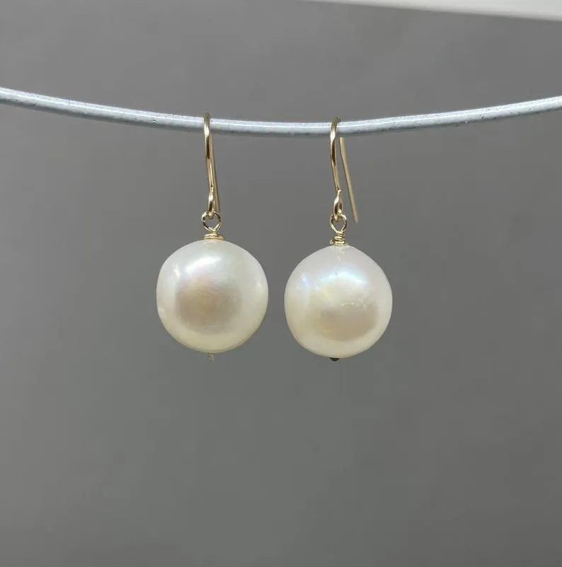 LARGE Pearl Drop Earrings