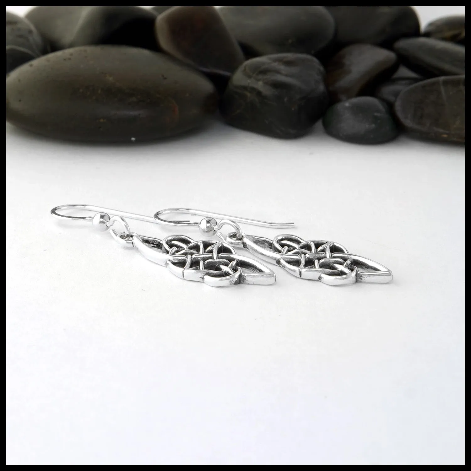 Le Chéile Earrings in Silver