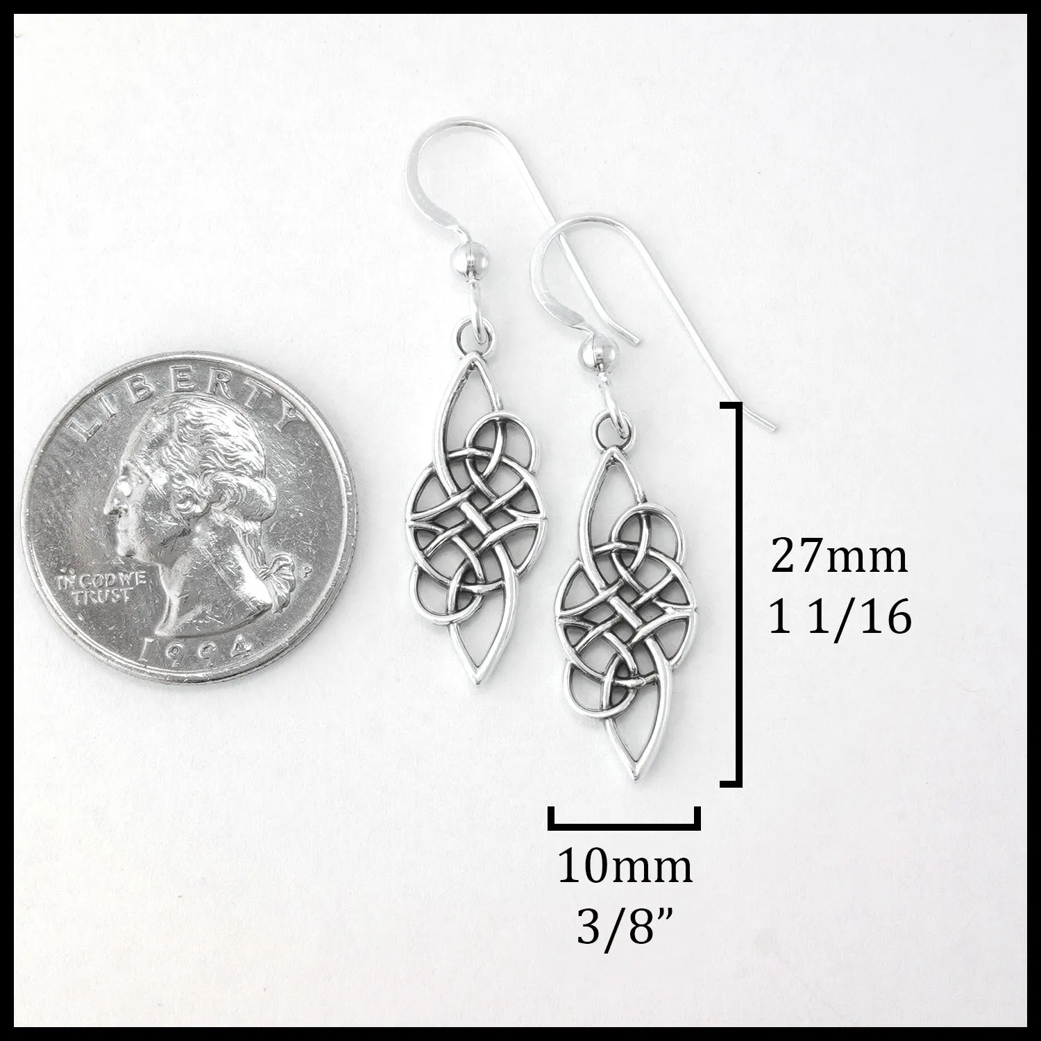 Le Chéile Earrings in Silver