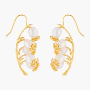 Les Nereides Lily Of The Valley Blossoms Hook Earrings