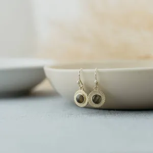 Lila Earrings-Labradorite