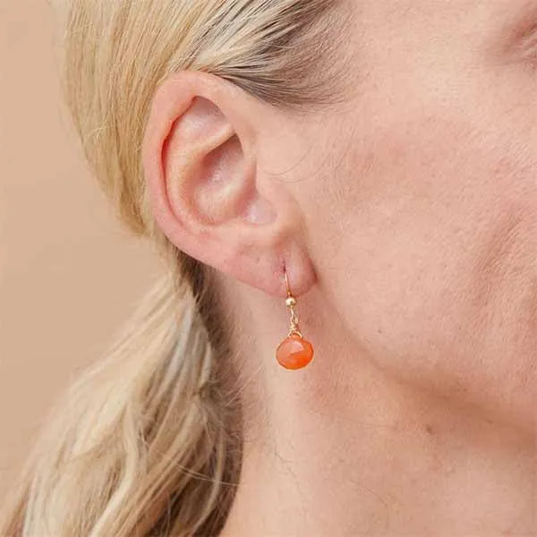 London Blue Topaz Drop Earrings