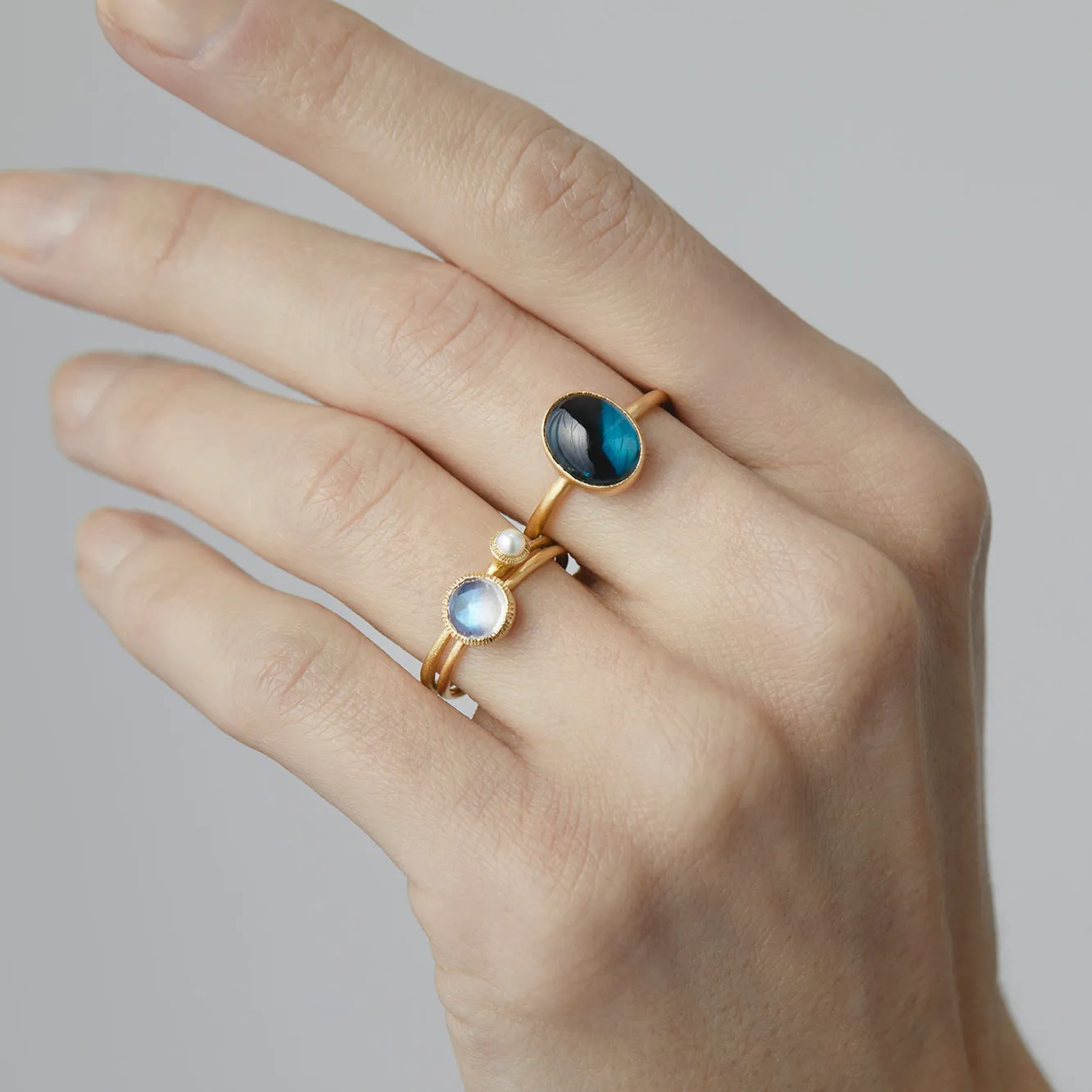 London Blue Topaz Glacé Ring | R12001BT
