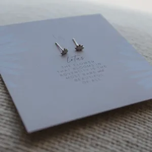 Lotus Earrings