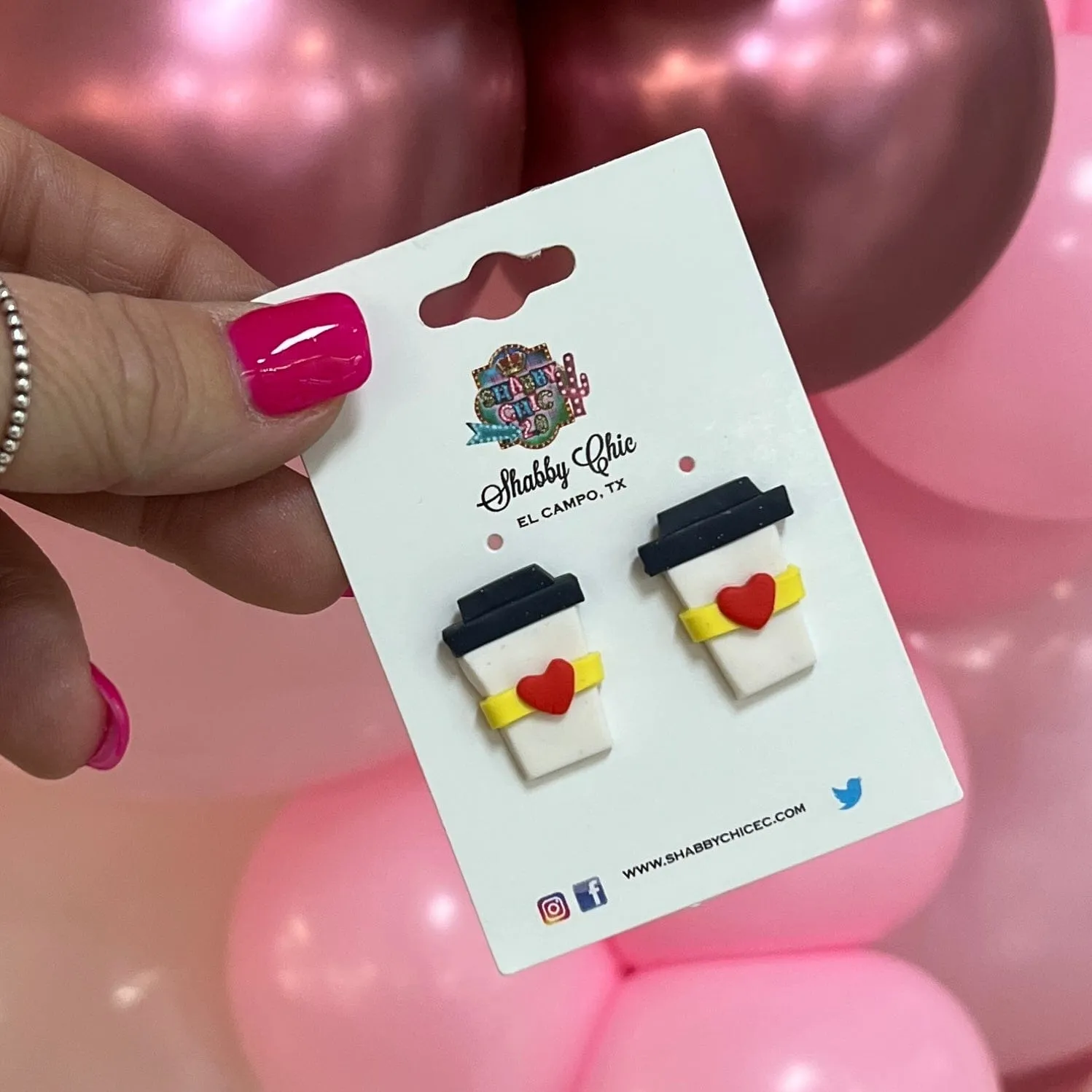 Love U A Latte Earrings