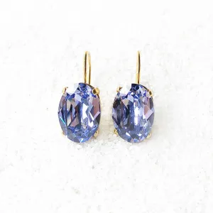 Ma Cherie Lavender Swarovski Earrings