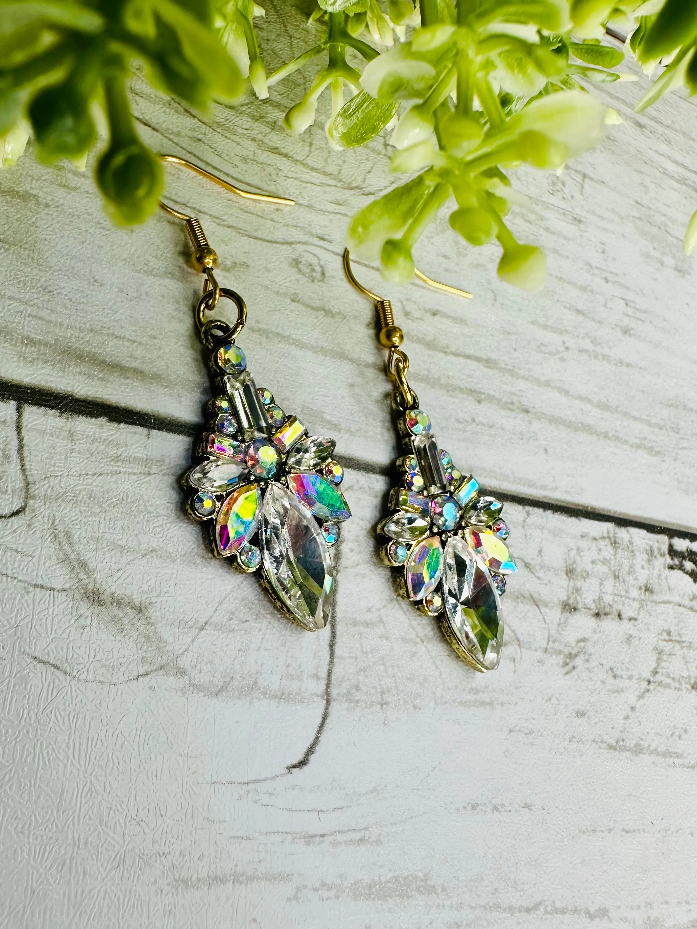 Majestic Marilyn Rhinestone Earrings