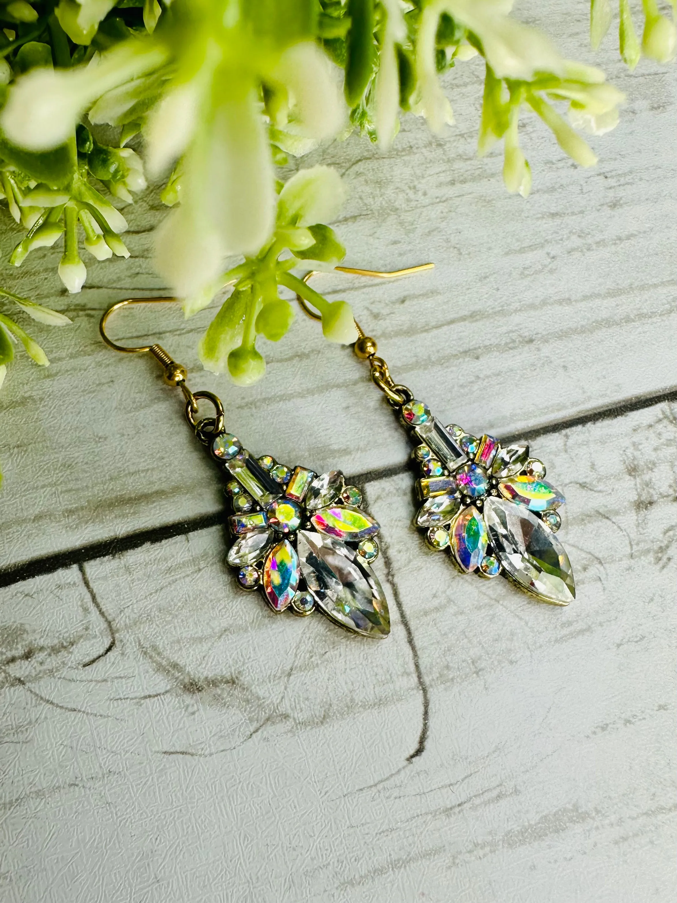Majestic Marilyn Rhinestone Earrings