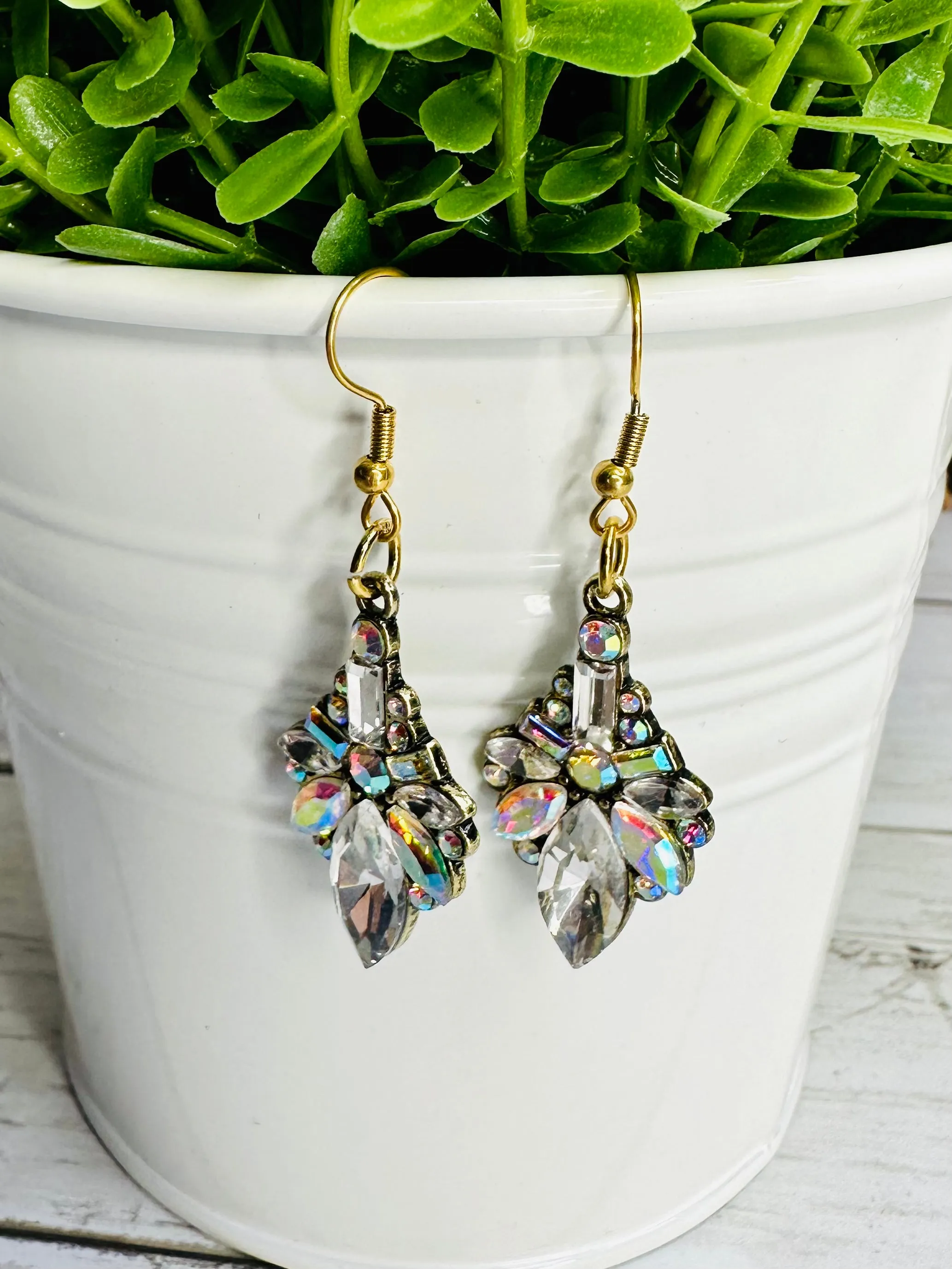 Majestic Marilyn Rhinestone Earrings