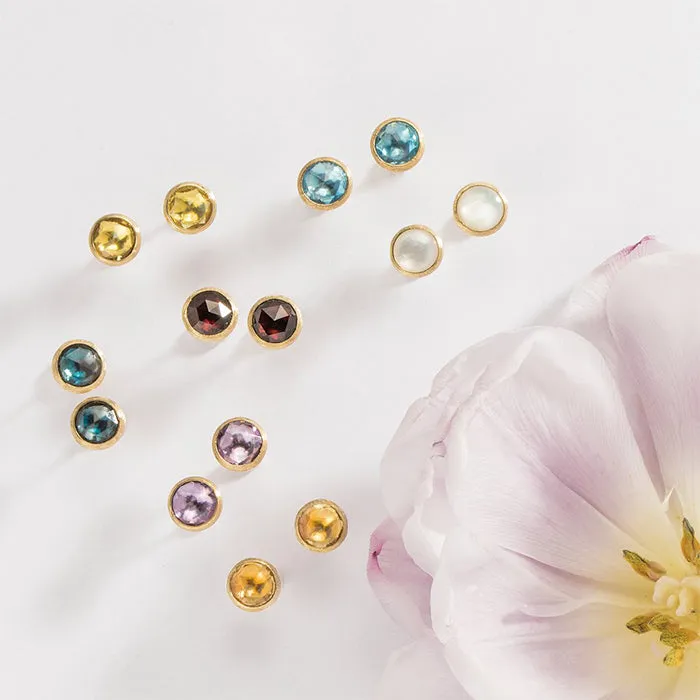 Marco Bicego Jaipur & London Blue Topaz Stud Earrings OB957-TPL01-Y