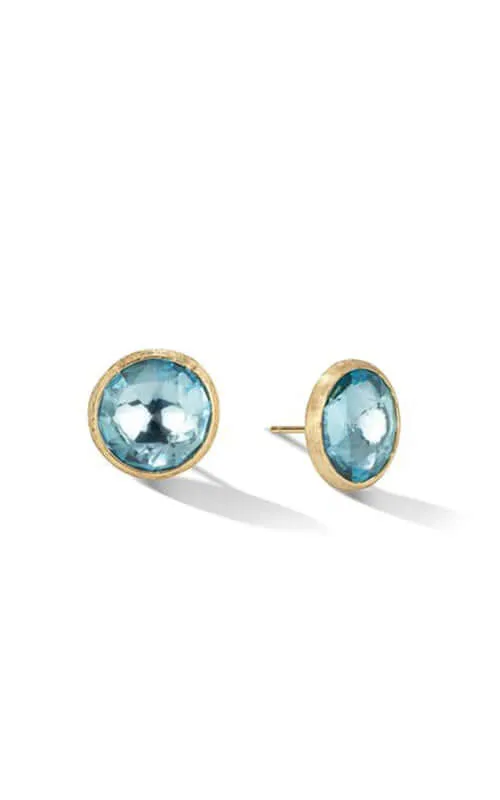 Marco Bicego Jaipur Earrings Yellow Gold, Blue Topaz OB1739-TP01-Y