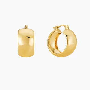 Maxwell Chubby Chunky Hoop Earrings