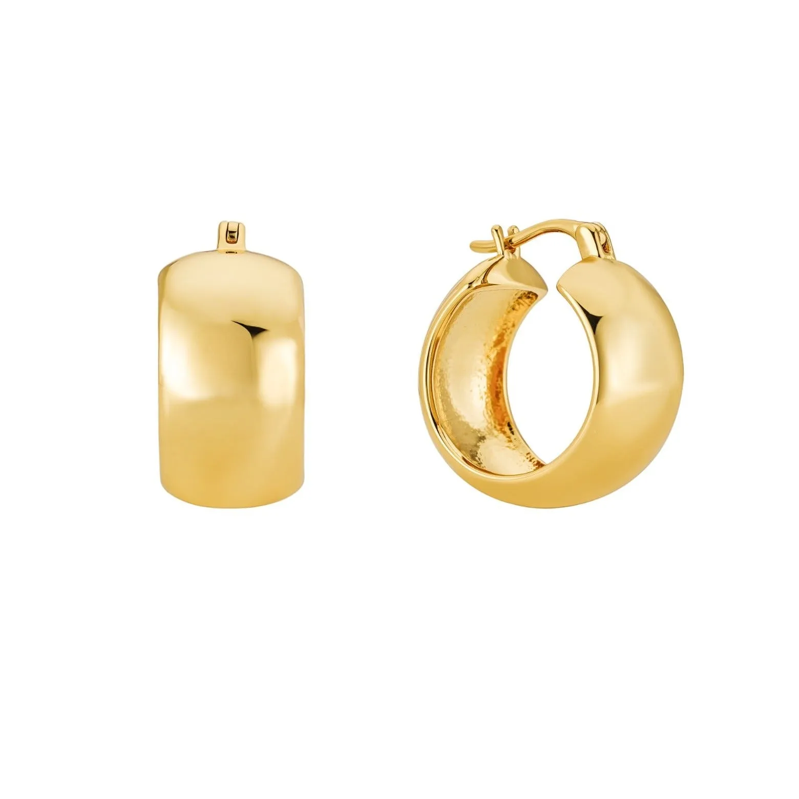 Maxwell Chubby Chunky Hoop Earrings