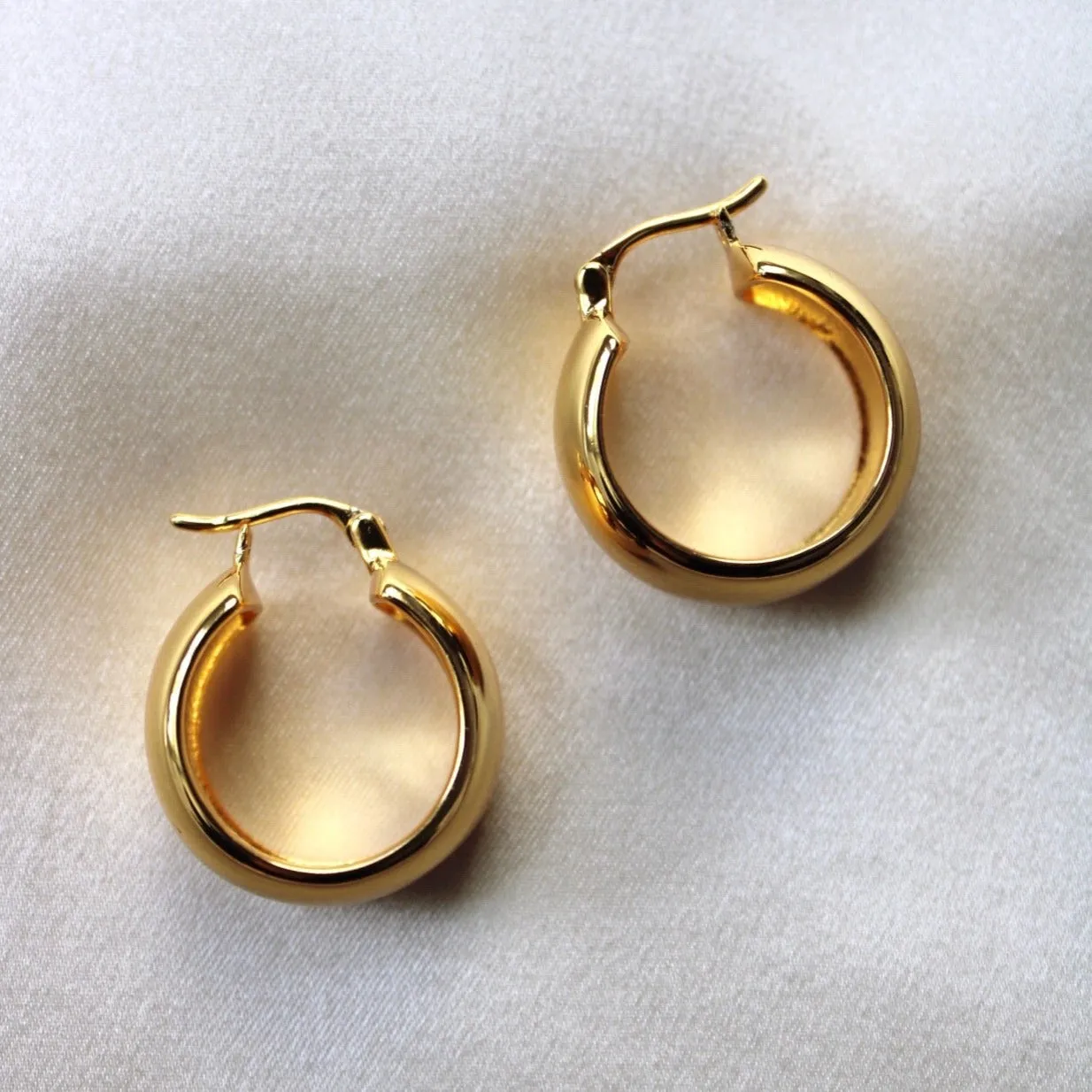 Maxwell Chubby Chunky Hoop Earrings