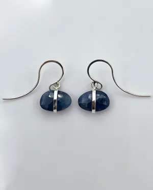 Melissa Joy Manning Single Drop Silver Wrapped Earrings