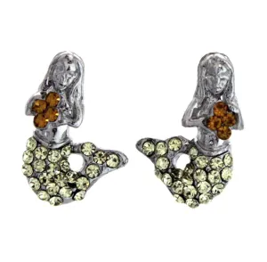 Mermaid Earrings Citrine