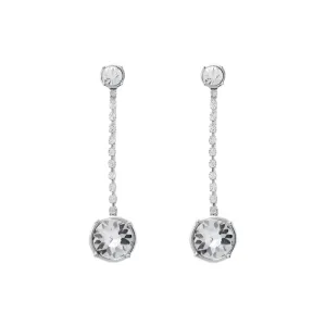 Mimco Sparkle Drop Earrings Silver   Dust Bag