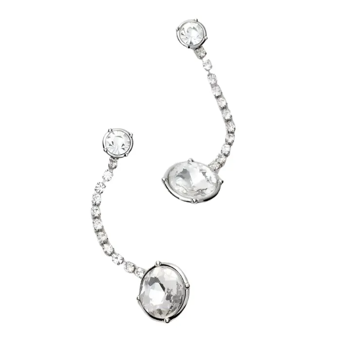 Mimco Sparkle Drop Earrings Silver   Dust Bag