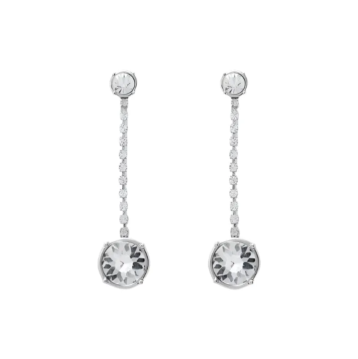 Mimco Sparkle Drop Earrings Silver   Dust Bag