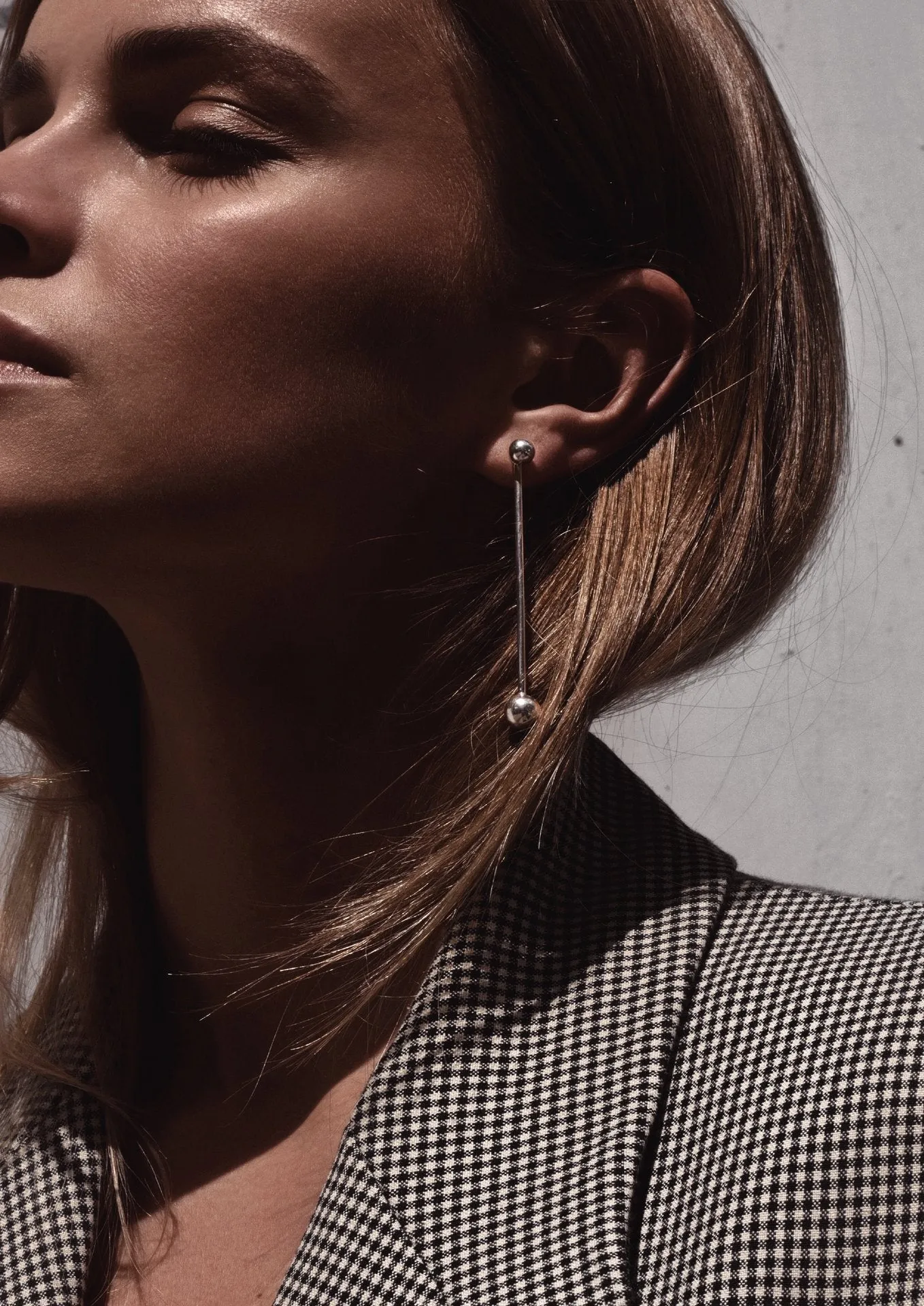 Mixed Bomb Swinger Earrings Silver